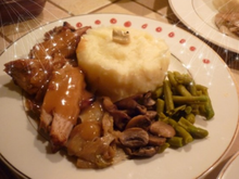 Cuisses de dinde caramélisée au miel d'acacia