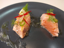 Pavé de saumon au citron