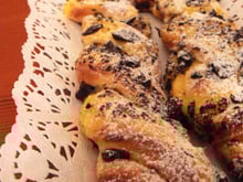 Torsades aux pépites de chocolat noir