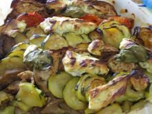 Tian provençal au fromage frais