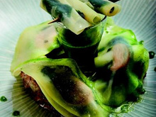 Ravioles de Dolwen aux huîtres