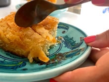 GALAKTOBOUREKO : Gâteau grec à la semoule et à la pâte phyllo