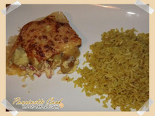 Gratin de ratte aux lardons