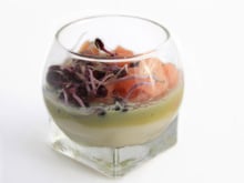 Verrines de saumon au St Môret