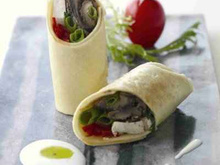 Makitalien au chèvre, champignons et oseilles