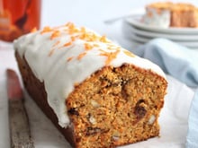 Carrot cake sans gluten et sans lait