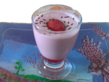 Mousse à la fraise classique