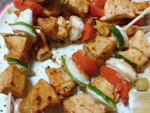 Chich taouk ou brochettes de poulet marinées