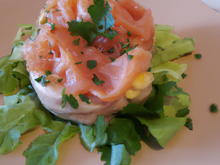 Aumônière de saumon maison