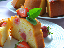Cake aux fraises Tagada facile