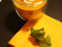 Mousse de potiron au gingembre