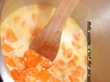 Carottes fondantes à la crème