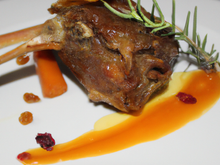 Epaule d'agneau confite au citron confit