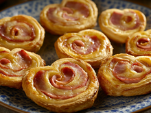 Palmiers au jambon