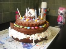 Gâteau d'anniversaire chocolat