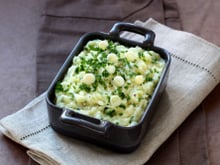Purée de pommes de terre à la ciboulette