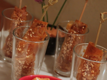 Fingers de poisson au saté