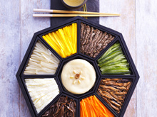 Gujeolpan - Plat composé de 9 délices coréens