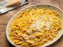 L'astuce de Laurent Mariotte pour sublimer des linguine au poireau en 2 temps, 3 mouvements