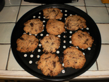 Cookies aux pépites de chocolat (levés au bicarbonate de soude)