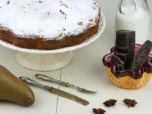 Gâteau poires-chocolat