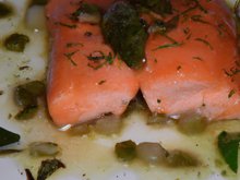 Saumon à l'italienne