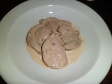 Filet mignon à la crème d'ail