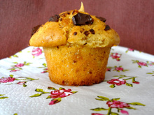 Muffins au beurre de cacahuète et pépites de chocolat