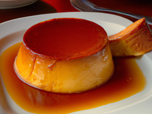 Flan au café