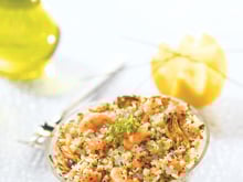 Salade océane au quinoa gourmand et aux perles Japon