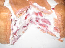 Charlotte aux fraises coco et huile délice