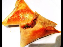 Samosas bœuf carottes petits pois