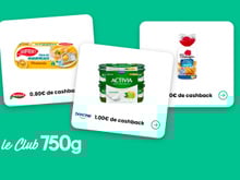 Avec le Club 750g, faites des économies : voici 3 offres pour récupérer de l’argent sur l’achat de yaourts, pain au lait et de maquereaux !