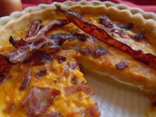 Quiche de potimarron au bacon