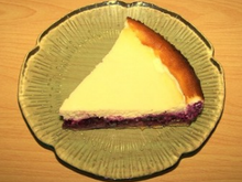 Cheesecake au citron et myrtilles