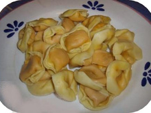Tortellinis cottage cheese