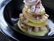 Club de pommes de terre Princesse Amandine au hareng