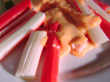 Surimi en sauce