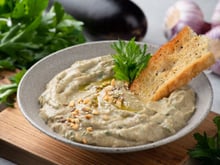 Caviar d'aubergines au Monsieur Cuisine