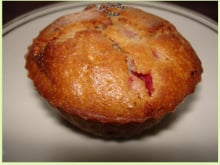 Muffins aux framboises et au Crunch chocolat blanc