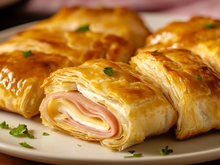Chausson feuilleté au jambon