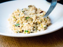 Risotto au poulet facile
