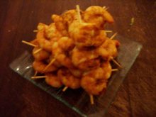 Brochettes de Scampi