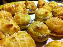 Petits choux salés