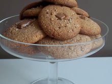 Cookies pralinoise et noisettes torréfiées