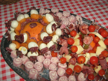 Coussins multicolores pour l'apéro