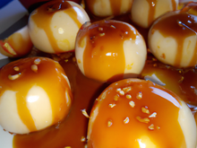 Pomme d'amour au caramel