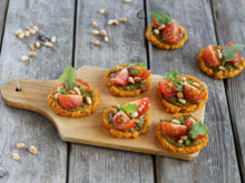 Mini-pizza sans gluten à la patate douce