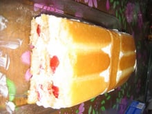 Charlotte aux fraises à la crème de mascarpone