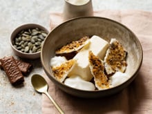 Parfait glacé à la courge et aux trois  Crêpes Dentelle Gavottes®